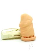 2-inch Latex Multi Speed Vibrating Penis Extension Sleeve -...